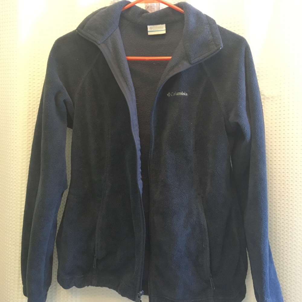 Medium Navy Blue Columbia Jacket